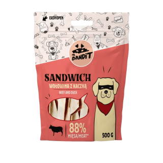 VetExpert Mr.Bandit poch.SANDWICH hovězí a kachní 500g