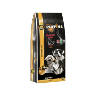 Puffins Dog Adult Mini Beef 15kg