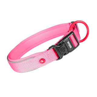 Obojek pes PREMIUM nylon 20mm/35-40cm fuchsiová Zolux