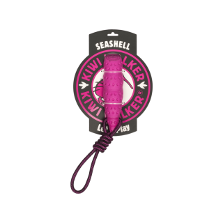 Hračka pes SEASHELL MAXI, plov z TPR růžová Kiwi