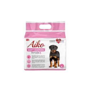 Plenky pro feny Aiko Soft Diapers XL/40x58cm 12ks