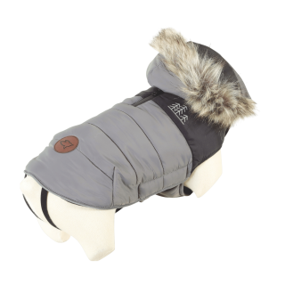 Obleček bunda pro psy NEW MOUNTAIN šedá 30cm Zolux