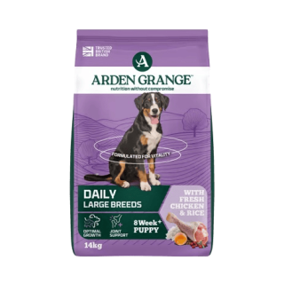 Arden Grange Dog Puppy/Junior Large with Chic&Rice14kg