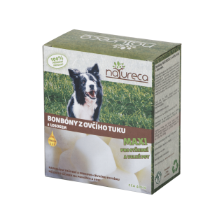 NATURECA Bonbóny z ovčího tuku s lososem Maxi 250g