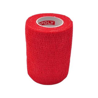 Obinadlo elast. CoPoly 7,5cm x 4,5m červená