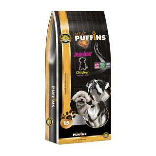 Puffins Dog Junior Chicken 15kg
