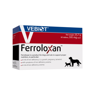 Ferroloxan pro psy a kočky 60tbl