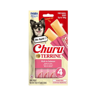 Churu Dog Terrine losos plemena S 4x15g