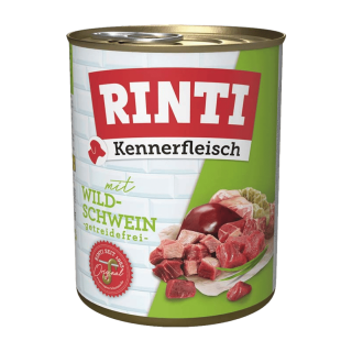 Rinti Dog Kennerfleisch konzerva divočák 800g