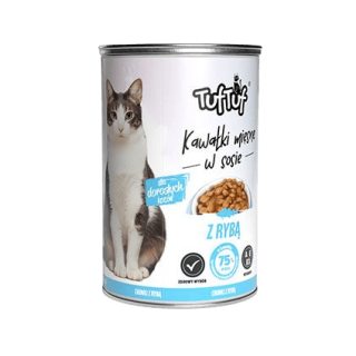 Tuf Tuf Cat Kousky masa s rybou konz. 415g