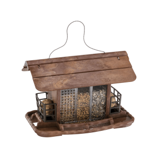 Krmítko venkovní plastové JOK 2 dekor dřevo FP