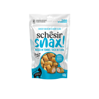 Schesir Cat Snax! pochoutka Tuňákové polštářky 60g