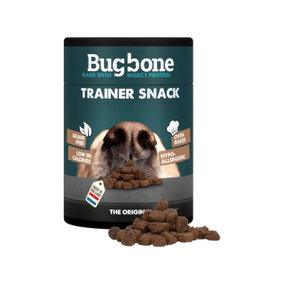 Pochoutka pes Bugbone Trainer Snack s hmyzem160ks/100g