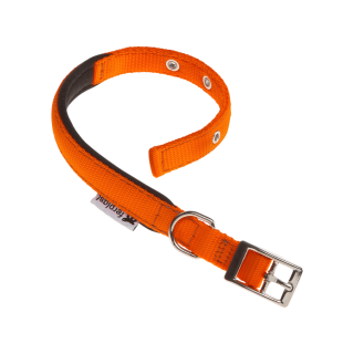 Obojek nylon DAYTONA C 35cmx15mm oranžový FP 1ks