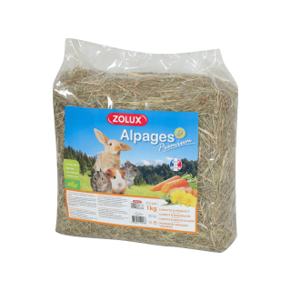 Seno NUTRIMEAL s mrkví a pampeliškou 1kg Zolux