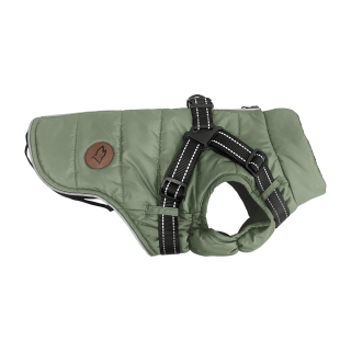 Obleček bunda pro psy ZIMNÍ S POSTR. khaki 60cm Zolux