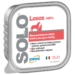 SOLO Salmone 100% (losos) vanička 100g