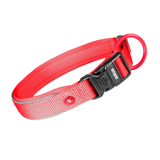 Obojek pes PREMIUM nylon 15mm/25-30cm červená Zolux