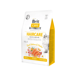 Brit Care Cat GF Haircare Healthy&Shiny Coat 0,4kg