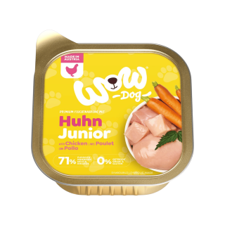WOW paštika Junior kuřecí s karotkou 150g