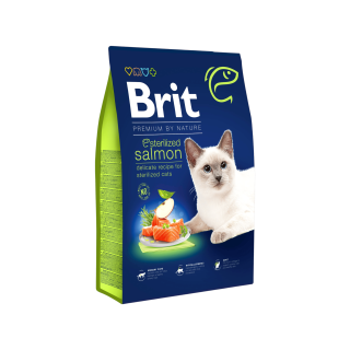 Brit Premium Cat by Nature Sterilized Salmon 8kg