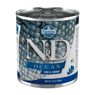 N&D DOG OCEAN Adult Codfish & Squid 285g