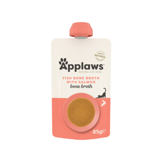 Applaws Cat kapsa Adult Broth rybí vývar s lososem 85g