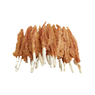 Pochoutka Kuřecí filety na tyčce z buvolí kůže18cm500g