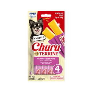 Churu Dog Terrine batáty plemena S 4x15g
