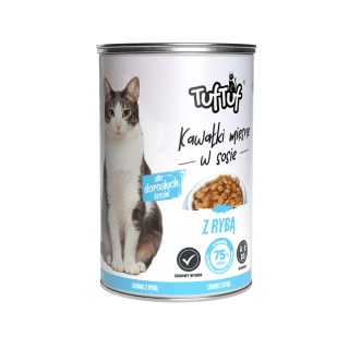 Tuf Tuf Cat Kousky masa s rybou konz. 415g