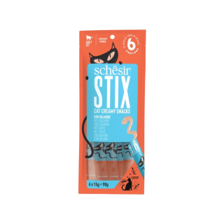 Schesir Cat pochoutka Stix Liquid Snack losos 6x15g