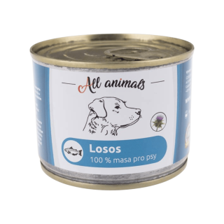 All Animals DOG konz. Losos mletý 200g