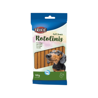 Pochoutka Soft Snack ROTOLINIS drůbeží12ks,120g/12cmTR