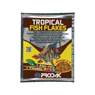 Krmivo pro ryby Prodac Tropical fish Flakes 12g