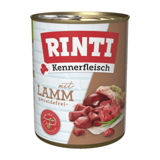 Rinti Dog Kennerfleisch konzerva jehně 800g