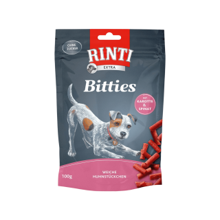 Rinti Dog Extra Mini-Bits pochoutka mrkev+špenát 100g