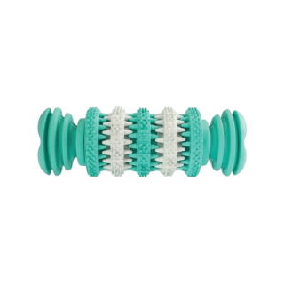 Hračka pes Kost s mátou 11,5cm zelená/bílá HipHop