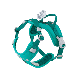 Postroj Hurtta Weekend Warrior II ECO paví zeleň 45-60