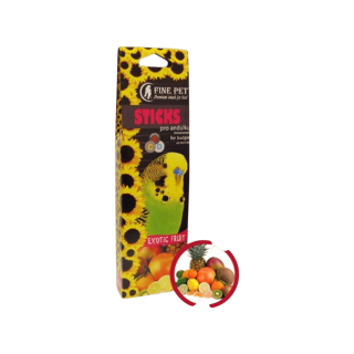 FINE PET Tyčinka Andulka Exotické ovoce 2ks/110g