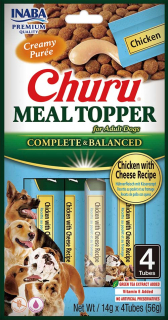 Churu Dog Meal Topper Chicken with Cheese Recipe 4x14g