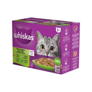 Whiskas kaps. Core mix výběr v želé 12x85g