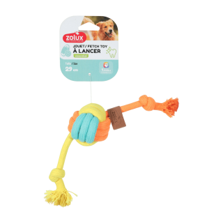 Hračka pes TWIST Míček na laně 29cm Zolux