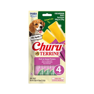 Churu Dog Terrine batáty plemena M 4x30g