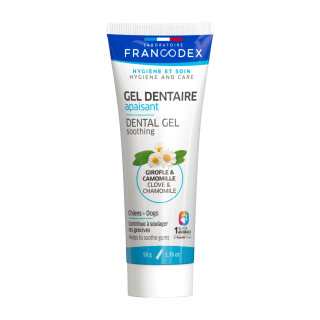 Francodex Zklidňující dentální gel pro psy 50g
