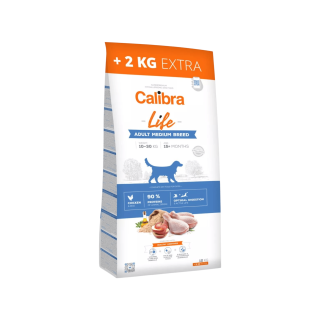 Calibra Dog Life Adult Medium Breed Chicken 12+2kg