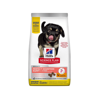 Hill's Can. SP+AB Perfect Dig Puppy M Chick&Rice 14kg