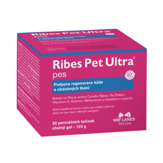Ribes Pet Ultra pro psy, gel 30sáčků/120g