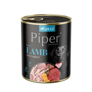 Piper Dog konz. Adult s jehněčím a mrkví 800g