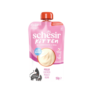 Schesir Cat kapsa Kitten kuře v krému 150g