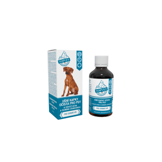 Ušní lihové kapky očista pro psy TOPVET 50ml